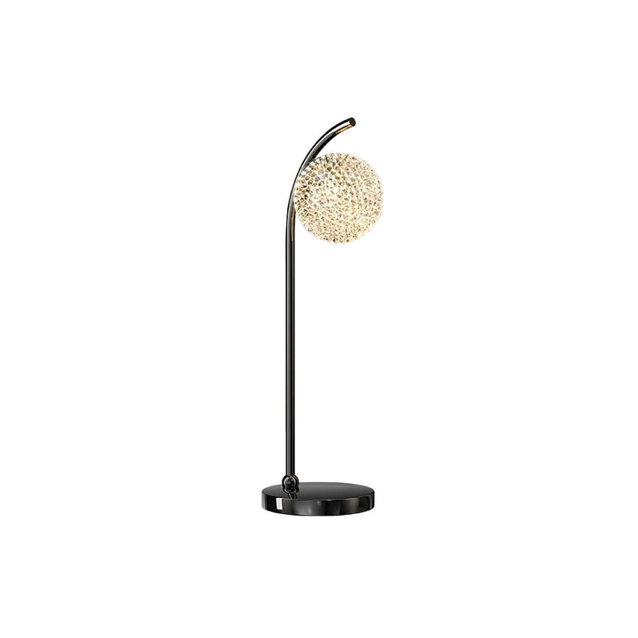 Isavelle crystal table lamp sparkling on bedside table