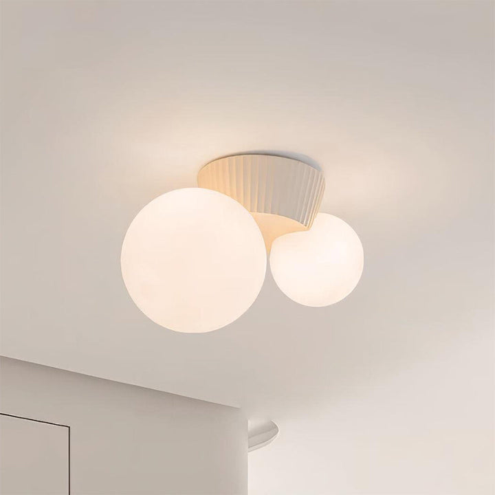 Lizora compact ceiling lamp in modern UK living room