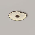 Dia 30cm x H 4cm / ∅ 11.8″ x H 1.6″ / Walnut wood color (Acrylic) / Warm light