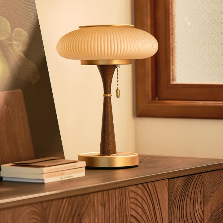 Brontea designer lamp top down view