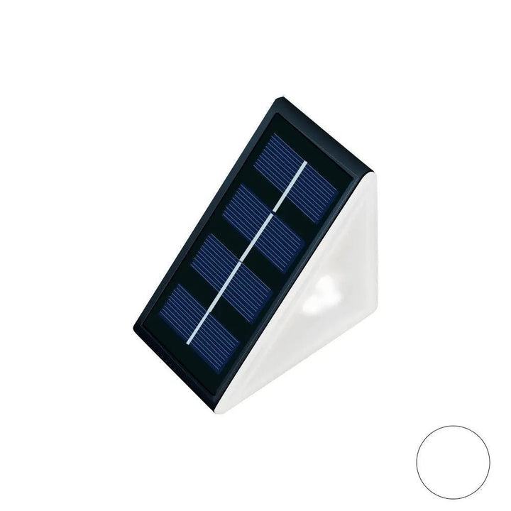 Modern Angled Solar LED Step Light