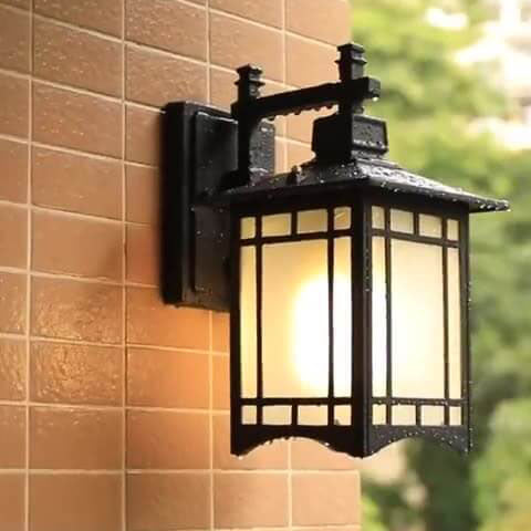 Modern Pavilion LED Solar Outdoor Wall Sconce