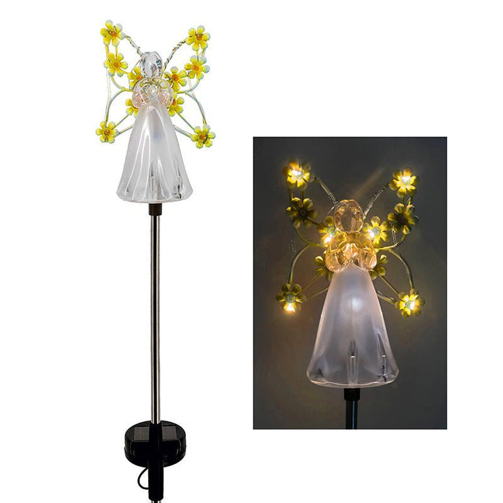 Modern Solar Angel LED Garden Stake Light