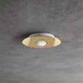 1-Light: Dia 9.4" x H 2" / Gold
