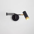 ∅ 5.9″ x H 24.8″ x H 5.5″ / Black & Gold / Push button switch