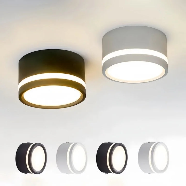 Velion ultra thin LED ceiling downlight side lit design