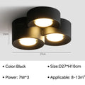 Black 3 lamps / Cool white