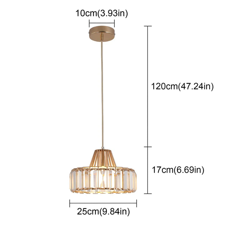 Nordic Crystal LED Pendant Light Chandelier