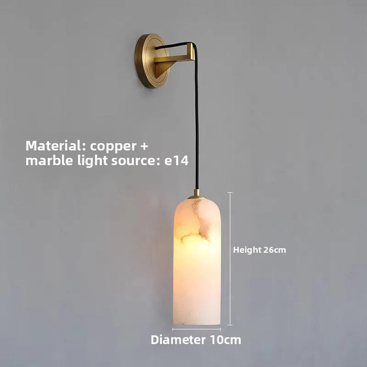 Spanish Marble Pendant Light — Modern Single-Head UK