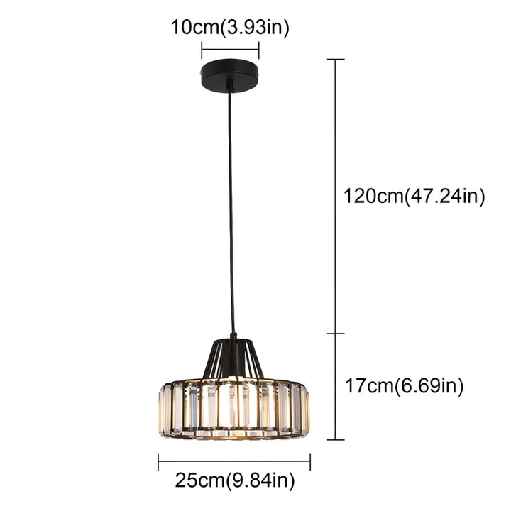 Nordic Crystal LED Pendant Light Chandelier