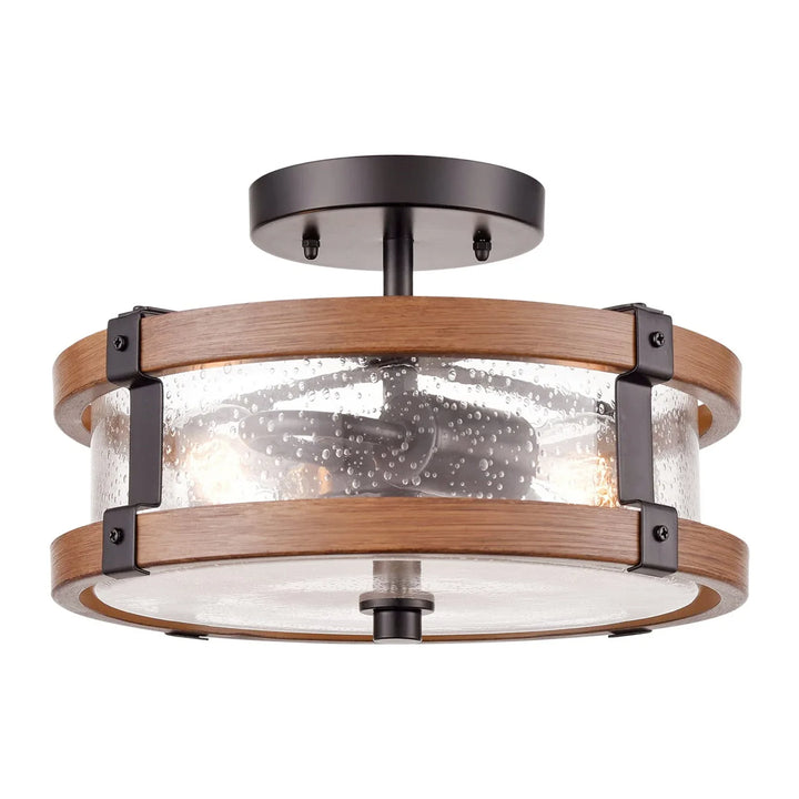 Loft pendant ceiling light with warm Edison bulb glow