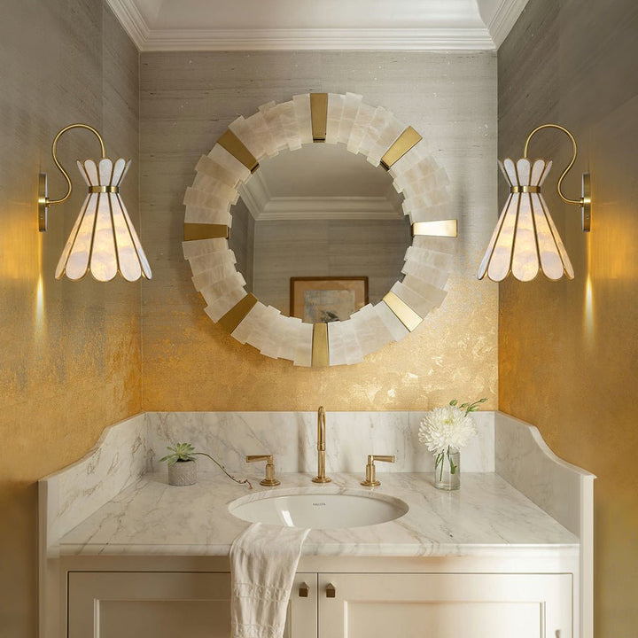 Capiz Shell Wall Sconce