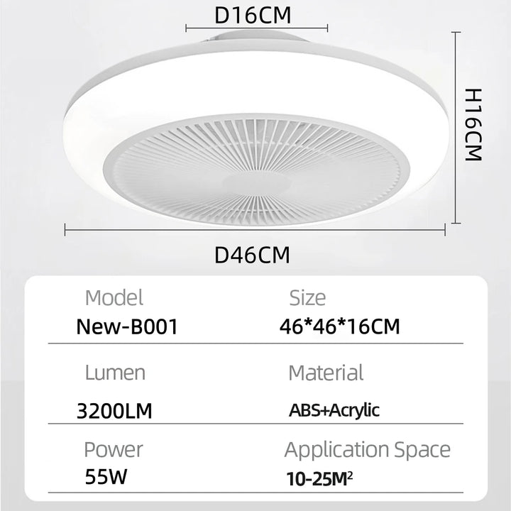 Remote control LED ceiling fan kid&