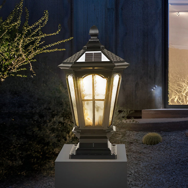 Pavilion Stone Pillar Light