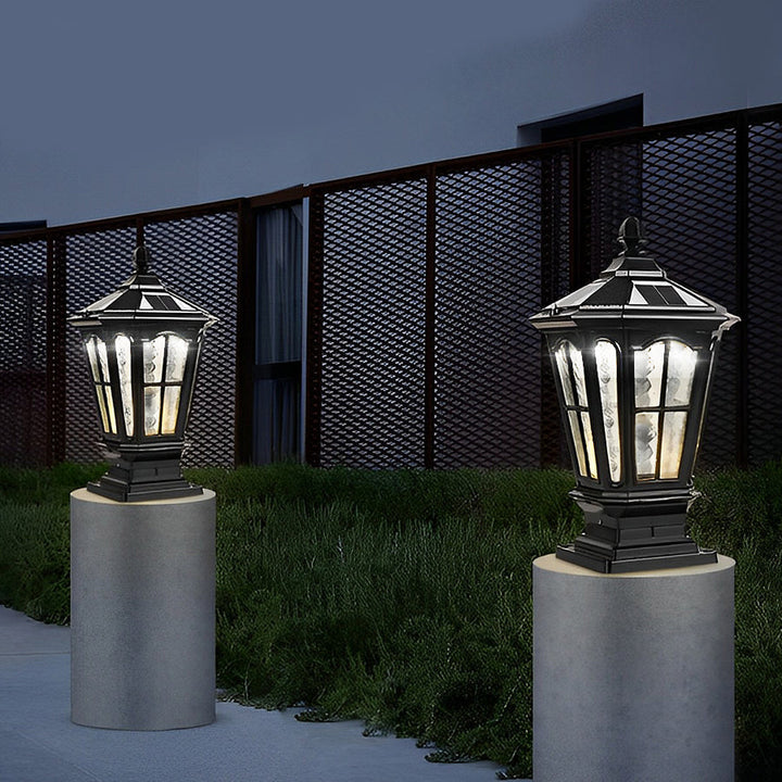 Pavilion Stone Pillar Light
