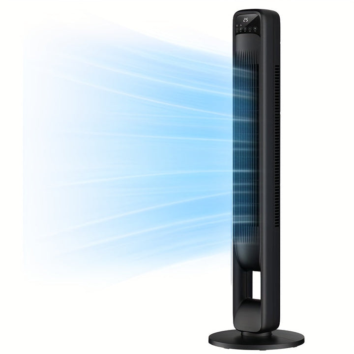 Bladeless Tower Fan — Sleek Silent Design with 12H Timer & Oscillation