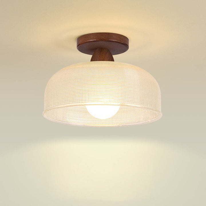 Zeza Glass Ceiling Lamp — Warm Timeless Living Room Light