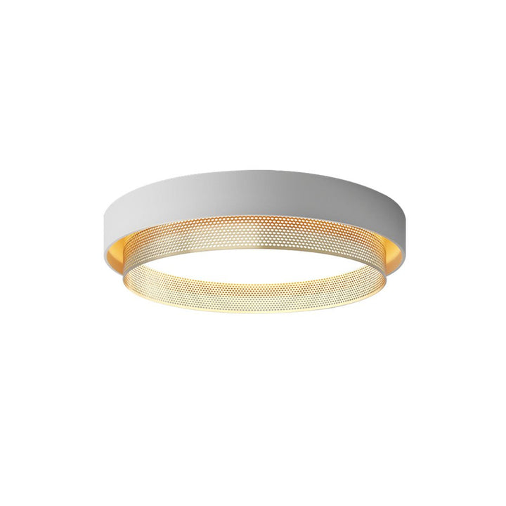 Zorlin Gold Flush Ceiling Light