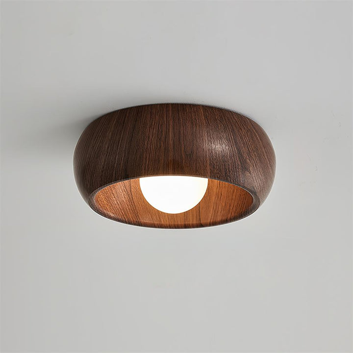 Wazura Japandi LED Ceiling Lamp — Warm Minimalist Light