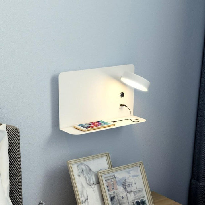 Sylvaris LED bed lamp in modern bedroom interior